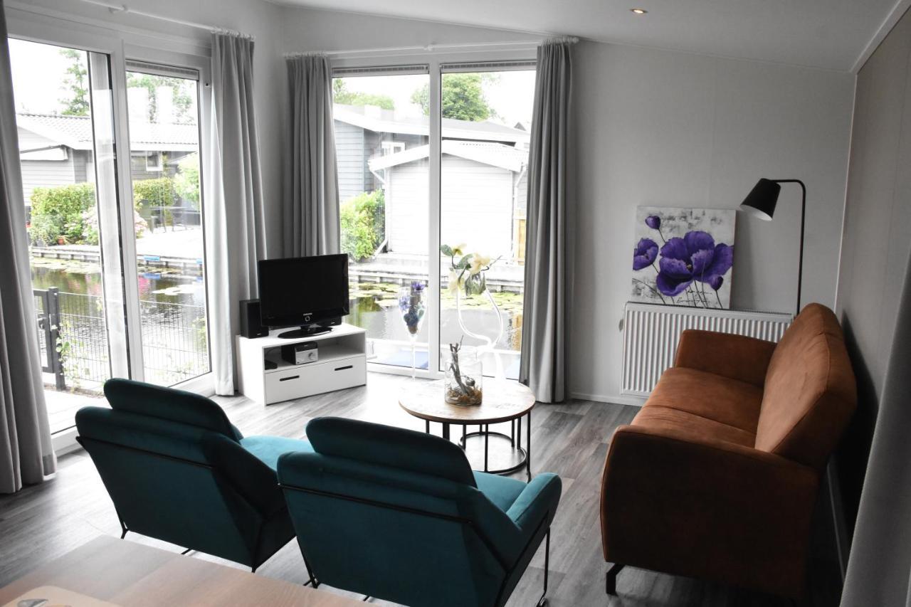 Chalet 'Het Giethoornsche Meer' Bagian luar foto